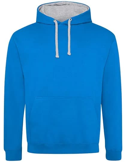 Varsity Hoodie - Sapphire Blue/Heather Grey