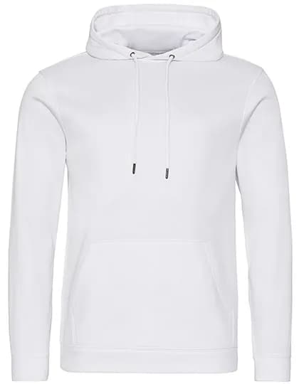 Sports Polyester Hoodie - Arctic White