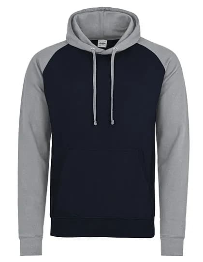 Baseball Hoodie - Oxford Navy/Heather Grey