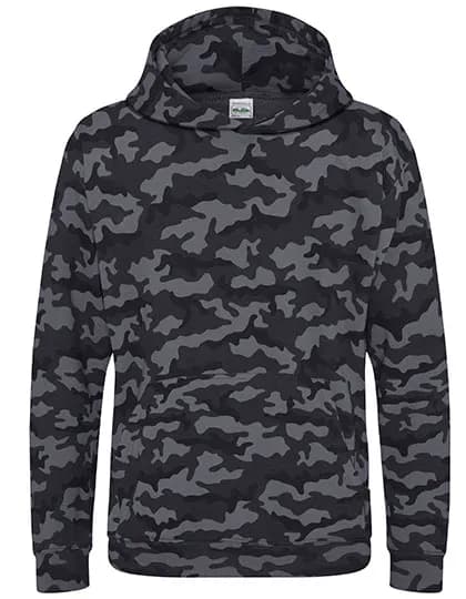 Kids´ Camo Hoodie - Black Camo