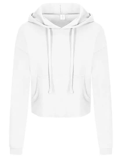 Women´s Cropped Hoodie - Arctic White