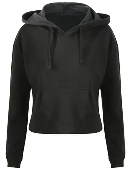 Women´s Cropped Hoodie - Jet Black