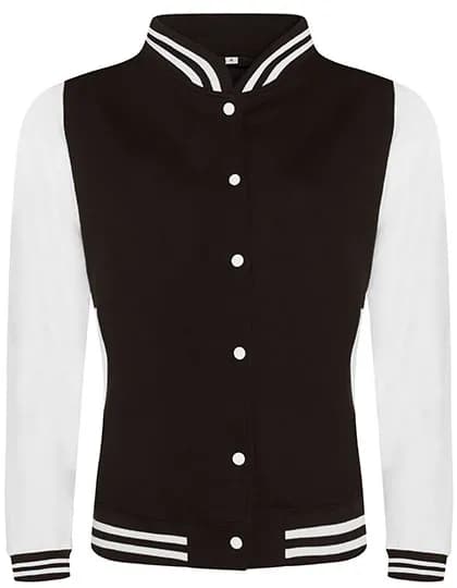 Varsity Jacket - Jet Black/White