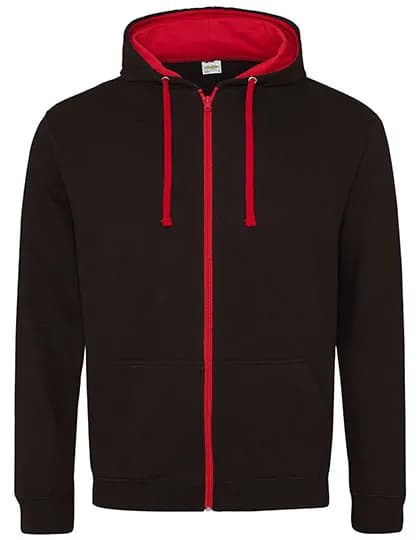 Varsity Zoodie - Jet Black/Fire Red