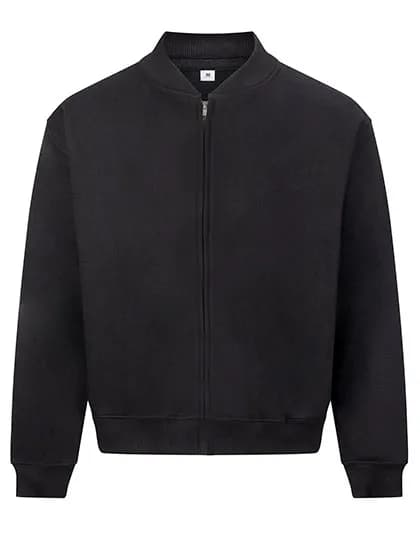 Signature Heavyweight Bomber Sweat - Deep Black