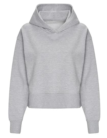 Womens Relaxed Hoodie - Heather Grey