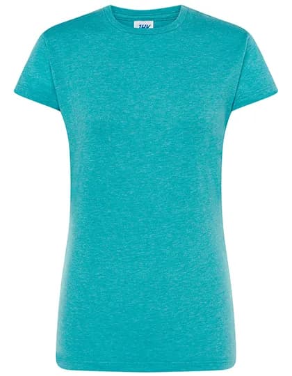 Ladies´ Regular Comfort T-Shirt - Turquoise Heather