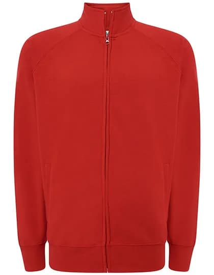 Full Zip Sweatshirt - Red
