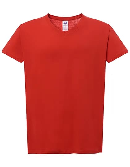 Ladies´ Curves T-Shirt V-Neck - Red