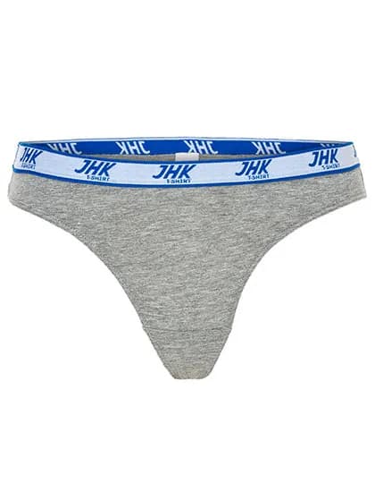 Ladies´ Thong (3 Pack) - Grey Melange