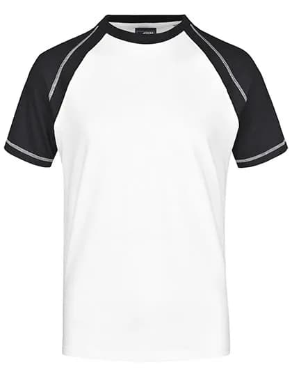 Men´s Raglan-T - White/Black