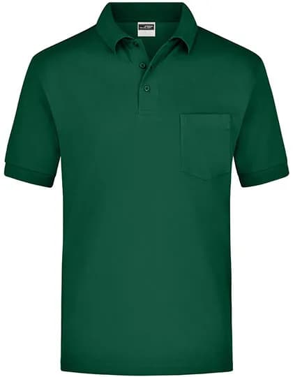 Polo-Piqué Pocket - Dark Green
