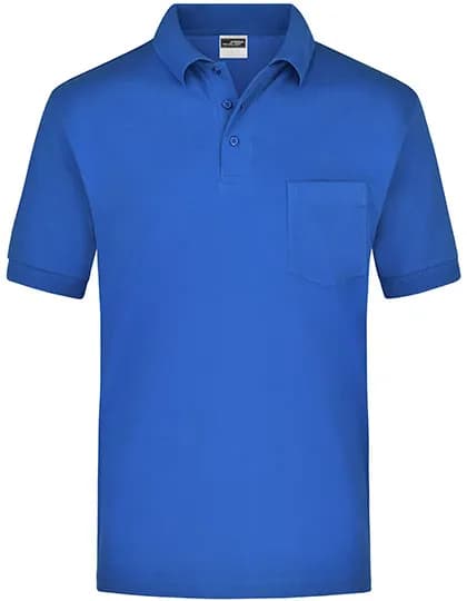 Polo-Piqué Pocket - Royal