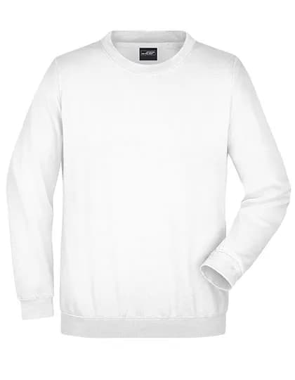 Round Sweat Heavy - White