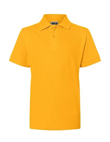 Junior Classic Polo - Gold Yellow