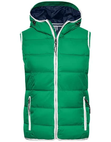 Ladies´ Maritime Vest - Irish Green/White