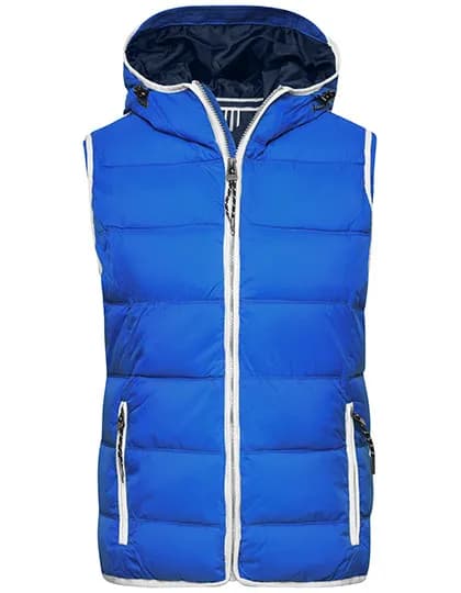 Ladies´ Maritime Vest - Nautic Blue/White