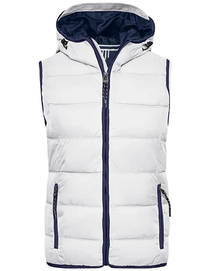 Ladies´ Maritime Vest - White/Navy