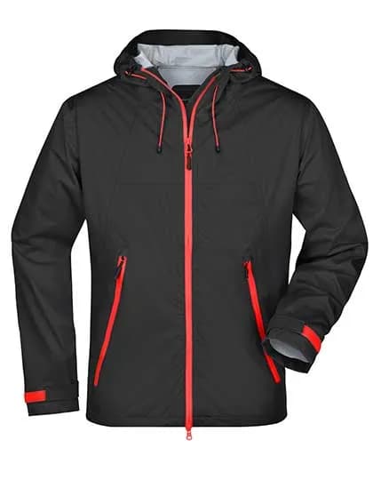 Men´s Outdoor Jacket - Black/Red