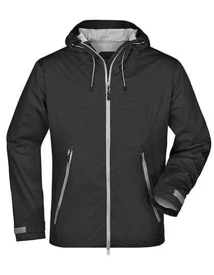 Men´s Outdoor Jacket - Black/Silver (Solid)