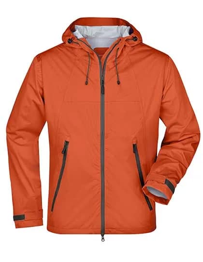 Men´s Outdoor Jacket - Dark Orange/Iron Grey