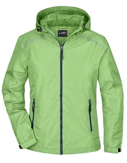 Ladies´ Rain Jacket - Spring Green/Navy