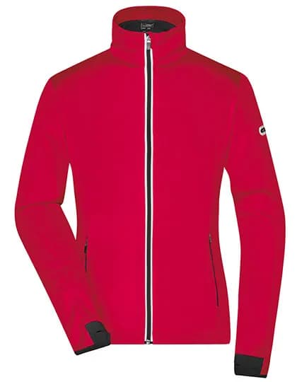 Ladies´ Sports Softshell Jacket - Light Red/Black