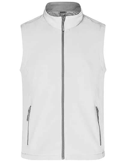 Men´s Promo Softshell Vest - White/White
