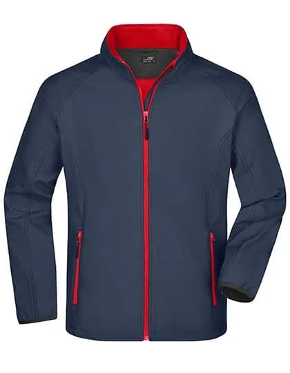Men´s Promo Softshell Jacket - Iron Grey/Red