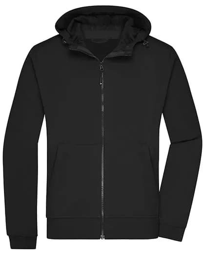 Men´s Hooded Softshell Jacket - Black/Black