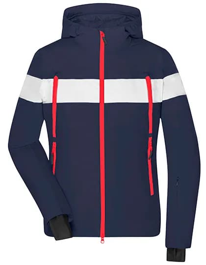Ladies´ Wintersport Jacket - Navy/White/Light Red