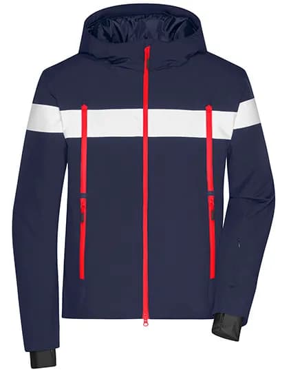 Men´s Wintersport Jacket - Navy/White/Light Red