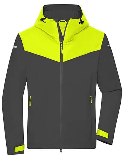 Men´s Allweather Jacket - Carbon/Bright Yellow/Carbon