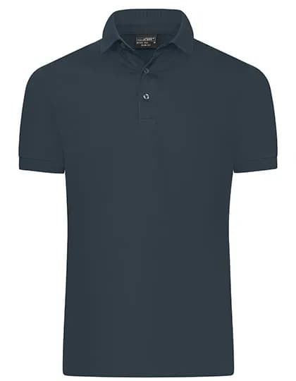 Men´s Mercerised Polo Slim Fit - Graphite
