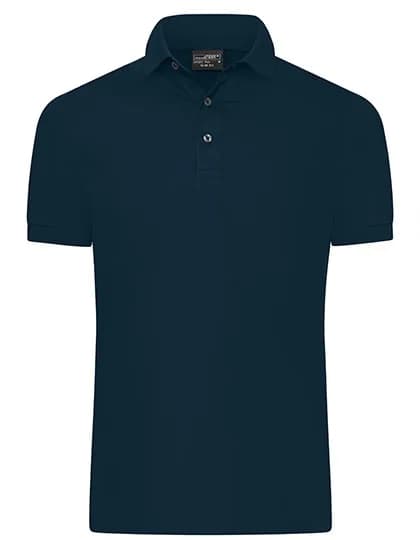 Men´s Mercerised Polo Slim Fit - Navy