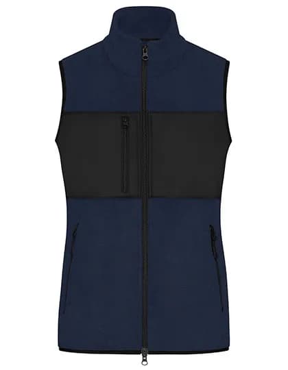 Ladies´ Fleece Vest - Navy/Black