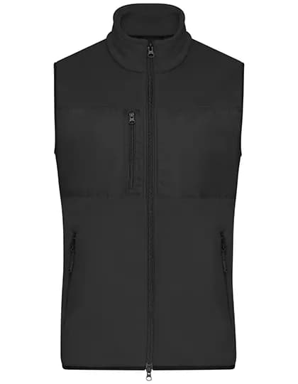 Men´s Fleece Vest - Black/Black