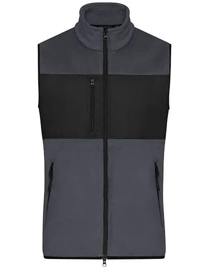 Men´s Fleece Vest - Carbon/Black