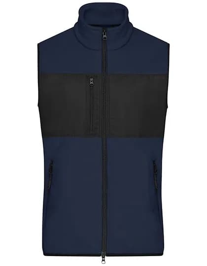Men´s Fleece Vest - Navy/Black