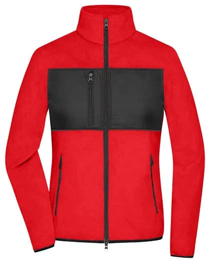 Ladies´ Fleece Jacket - Red/Black