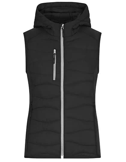 Ladies´ Hybrid Vest - Black/Black