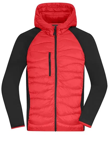 Men´s Hybrid Jacket - Red/Black