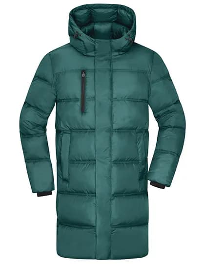 Men´s Winter Short Coat - Smoky Green
