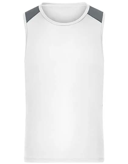 Men´s Running Tank - White