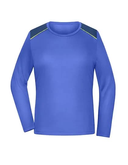 Ladies´ Running Shirt Longsleeve - Peacock Blue