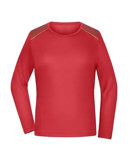 Ladies´ Running Shirt Longsleeve - Spicy Orange