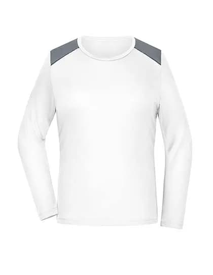 Ladies´ Running Shirt Longsleeve - White