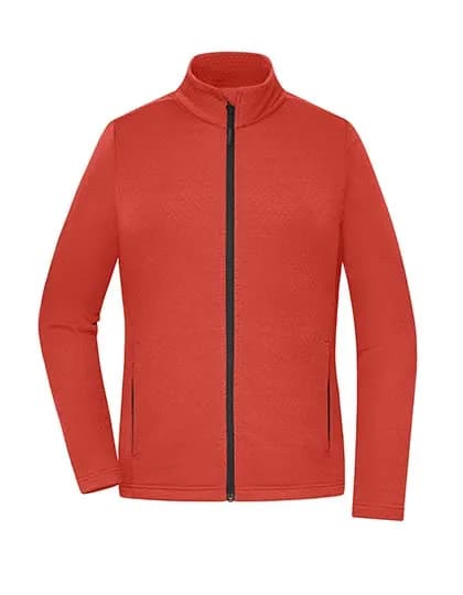 Ladies´ Sports Structured Fleece Jacket - Spicy Orange