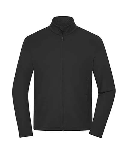 Men´s Sports Structured Fleece Jacket - Black