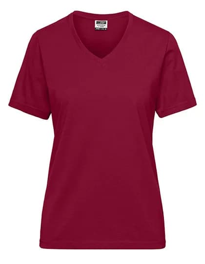 Ladies´ Bio Workwear T-Shirt - Wine